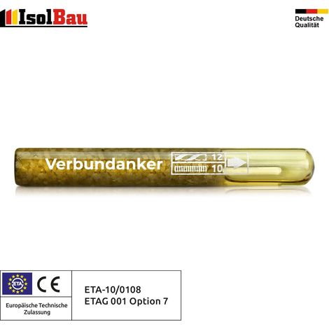 Verbundankerpatrone 1 Stk. M10 Verbundmörtel Verbundanker ETA Zulassung (1/5)