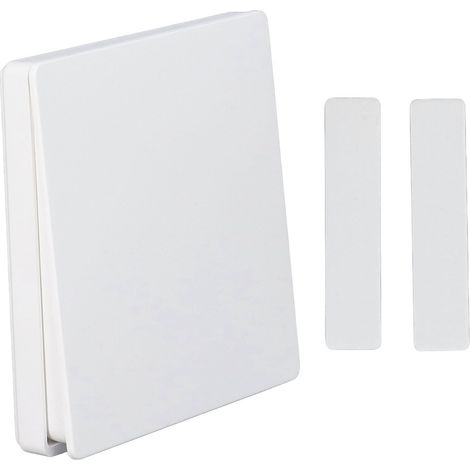 Télécommande sans fil auto-alimentée 433MHz panneau mural à infrarouge, sans pile ni câblage, à fixer facilement pour maison, bouton unique. (1/5)