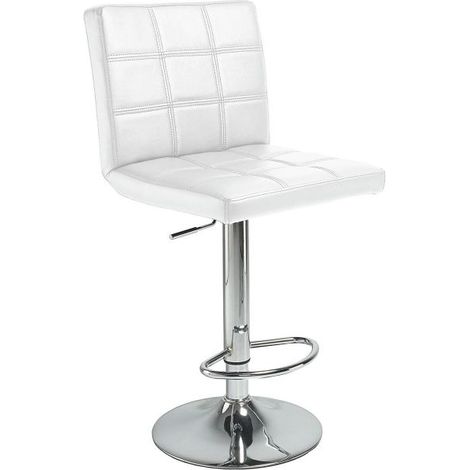 Taburete Pub Blanco 45cm (ancho) x 115cm (alto) (1/2)