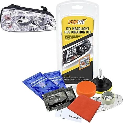 LYERCW - Kit de polissage pour phares - Nettoie et polit en plusieurs couleurs or or (1/5)