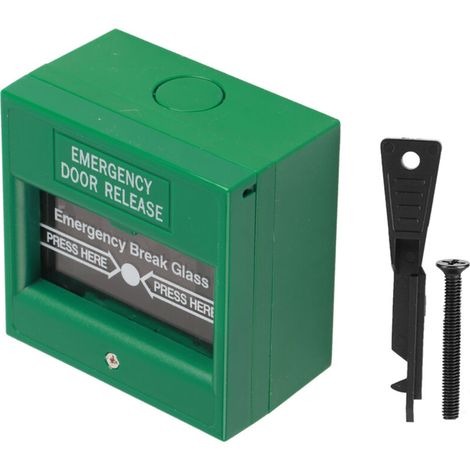Déverrouillage de porte de sortie de secours, bouton d'alarme incendie, interrupteur de sécurité domestique (1/5)
