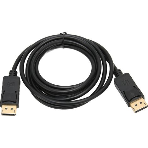 Câble DisplayPort 6ft pour PC, projecteur, moniteur, TV - Extension haute résolution 1080P.