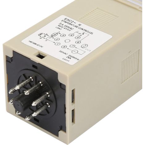Thermostat électronique à aiguille 0111ROM E5C2-R20K, 220 V CA, type K, plage de réglage 0-400 °C (1/5)