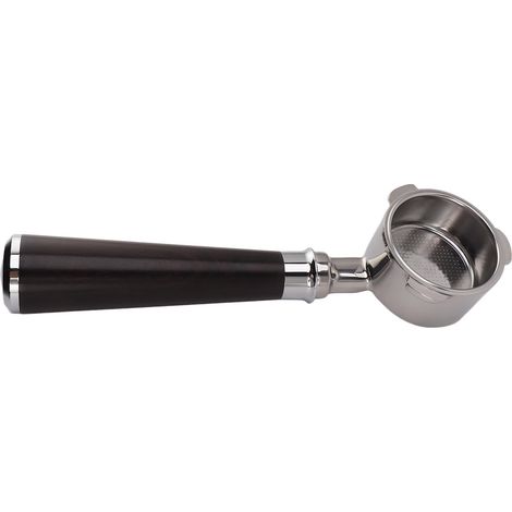 Dreifarbiger 51-mm-Edelstahl-Siebträger mit bodenlosem Griff für Donlim-, Petrus-, Bear- und Yanxuan-Kaffeemaschinen, gefertigt aus Sandelholz (1/5)