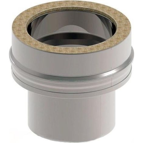 ROS adaptador caldera 130 doble pared 2700084 ros , Adaptador Caldera 130 Doble Pared 2700084 de la marca Ros Chimney.