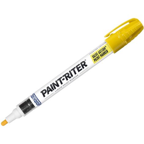 Markal Valve Action Paint Marker Yellow
