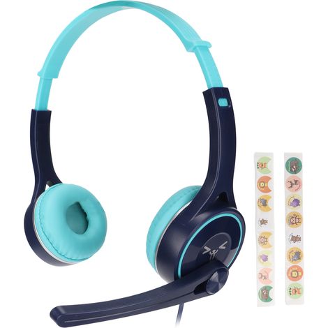 Casque enfant stéréo pliable portable filaire 3,5 mm pour smartphones ordinateurs (1/5)