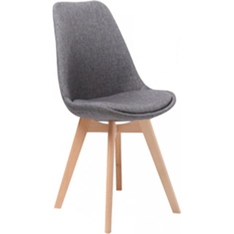 4x Sedia grigia design moderno sala ufficio cm 54 x 48 x 84 h
