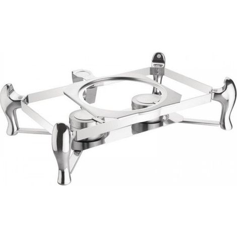 Support double usage pour chafing dish induction avec couvercle en verre GN 1/1