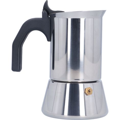 Cafetière Italienne en Acier Inoxydable pour Préparation de Café Moka à la Maison