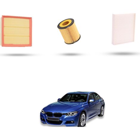 Kit Tagliando 3 filtri compatibile con BMW Serie 3 (F30, F80,F31) 320iX 135kw dal 2012 (1/4)