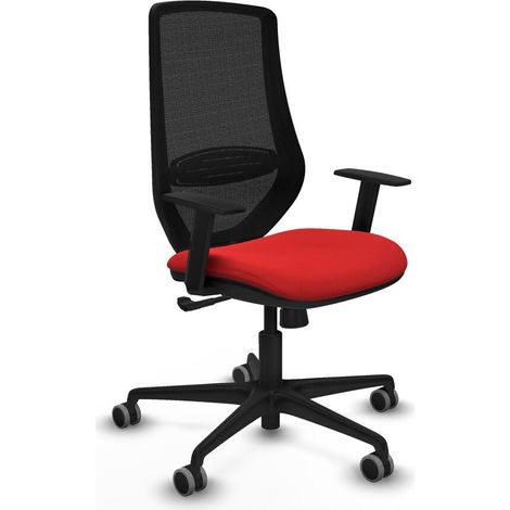 Piqueras y Crespo Mardos Silla de oficina roja ergonómica