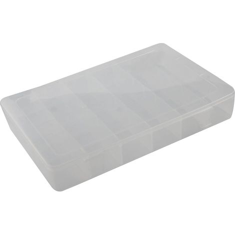 Mini organiseur électronique à 24 composants en plastique blanc transparent