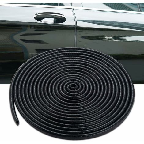 Protecteur de Bord de Porte de Voiture,Voiture en Caoutchouc en Forme de U Garniture de Voiture protecteurs(5M, Noir) (1/5)