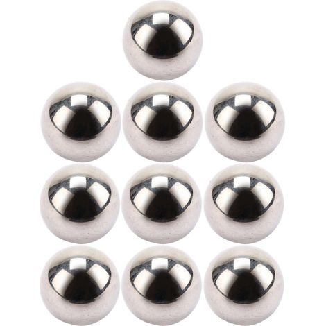 Cyclingcolors – Lot de 10 billes en acier 10mm ISO 3290 – Haute précision – Pour roulements cage à billes – Utilisation en cyclisme et modélisme