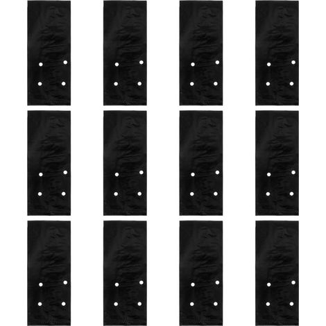 Lot de 100 (25 x 17 x 0,1 cm) sacs de plantation pour plantes en plastique avec trous respirants pour plantes de jardin (1/5)