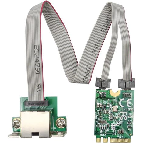 Scheda di rete M.2 EA Key Gigabit LAN 2.5G Ethernet a porta singola Multi-Gigabit (1/5)