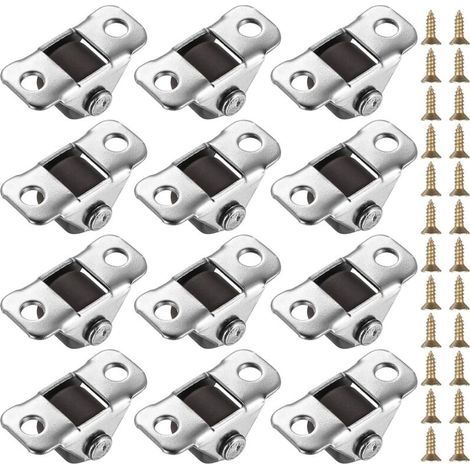 20 Pezzi di Ruote per Mobili Pesanti, Mini Ruote Girevoli da 12 mm per Mobili, Ruote in Gomma per Piccoli Elettrodomestici, Bagagli, Capacità Totale 160 kg (1/5)