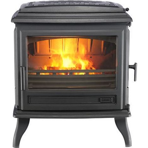 stufa a legna in ghisa 7kw antracite - 366149 - Godin
