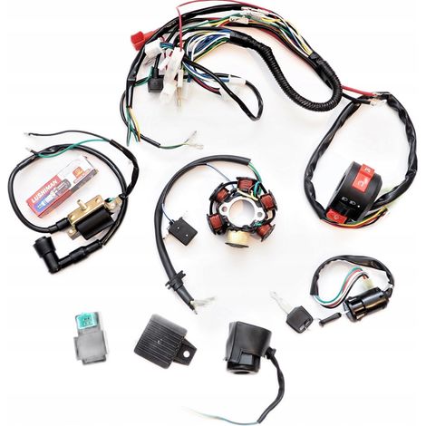 Cableado completo para quad ATV de 110 y 125 cc con bobina (1/5)