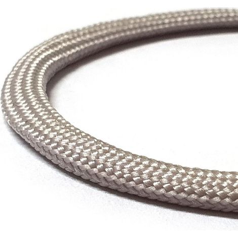 Corde de parachute en nylon 550, couleur gris clair, 30 m (couleur 12).