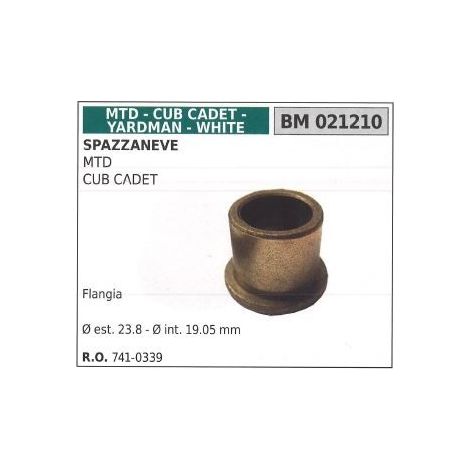 Flangia MTD spazzaneve  021210
