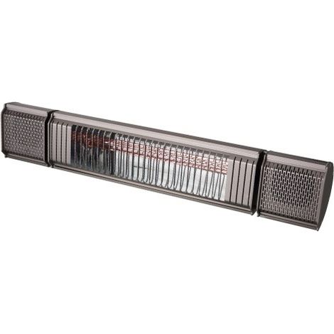 Heizstrahler Infrarot Infralogic HeizMeister Heat Feat & Beat 2 kW silbergrau (1/4)