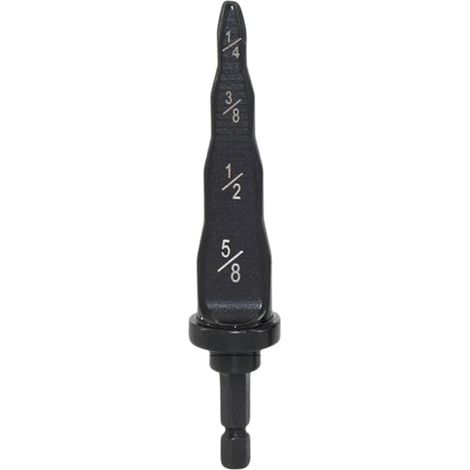Sollbry Herramienta de engarce para tubos de cobre, expansor métrico inglés para taladro manual con mango hexagonal, expansor de tubos (1/4)