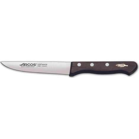 Coltello per verdure Arcos Palisandro 262100 in acciaio inox Nitrum e mango Palisandro legno con lama 11 cm, e Lama di copertura