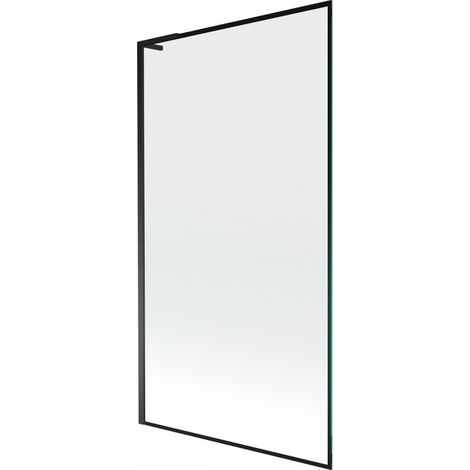 Mexen Next L pare-douche de baignoire 1 battant 100 x 150 cm, motif noir, noir - 895-100-000-03-70-70 (1/5)