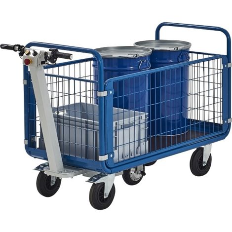 PROVOST - Chariot motorisé E-Promax à 4 côtés grillagés - 300 kg