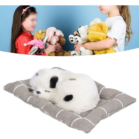 Chien en peluche animé avec coussin et son, peluche dalmatien réaliste (18x13,5 cm, 59 g, LR41, 1 pièce) (1/5)