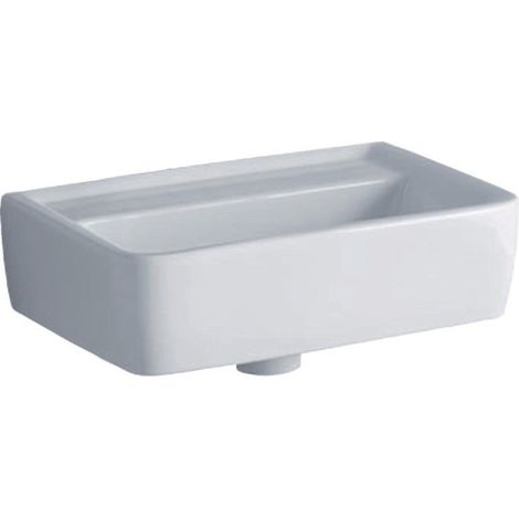 Keramag Renova Nr. 1 Plan Lavabo de 45x32cm, sin grifo y sin rebosadero, color: Blanco - 272146000