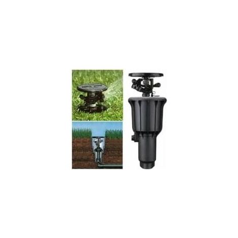 Arroseur à turbine 6 points souterrain – Rotation 360° – Performance optimale en eau dure – Bras oscillant pour arrosage efficace (1/5)