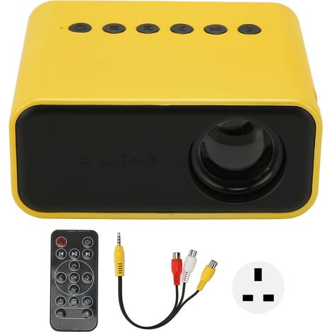 Projecteur Mini 1080P HD LED Protection Oculaire Portable Cinéma Enfant Cadeau Camping Extérieur Prise UK (1/5)