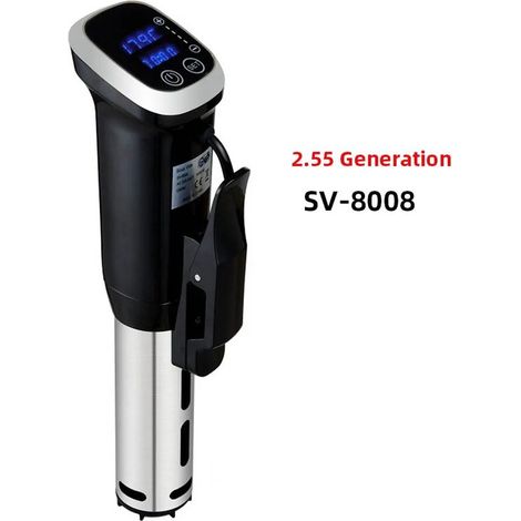 Cuocitore sous vide a microonde - Cuocitore sous vide - 1100 W - Pompa a immersione - Cuocitore sottovuoto - Schermo LCD di precisione