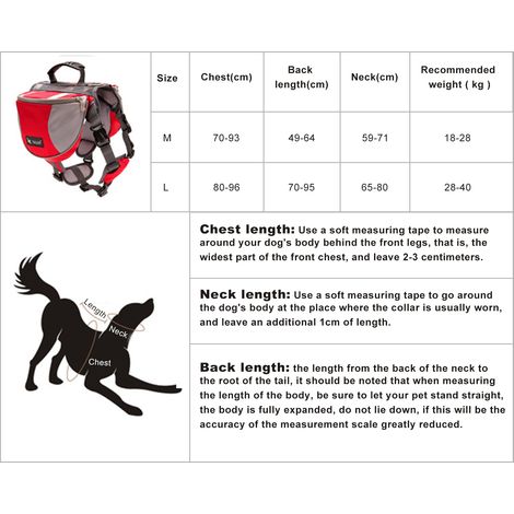 Sac à dos pour chien pour les voyages et l'aventure en plein air – Conception avec bande réfléchissante Multifonctionnel Matériaux de haute qualité Considérations de sécurité Confort Tailles moyennes (1/5)
