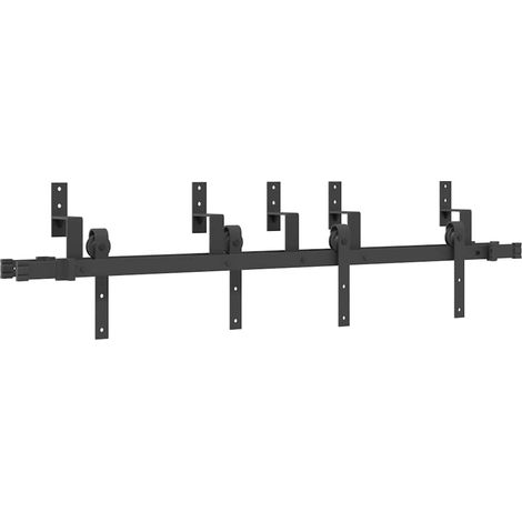 Maison Exclusive - Kit de herrajes para puertas correderas acero