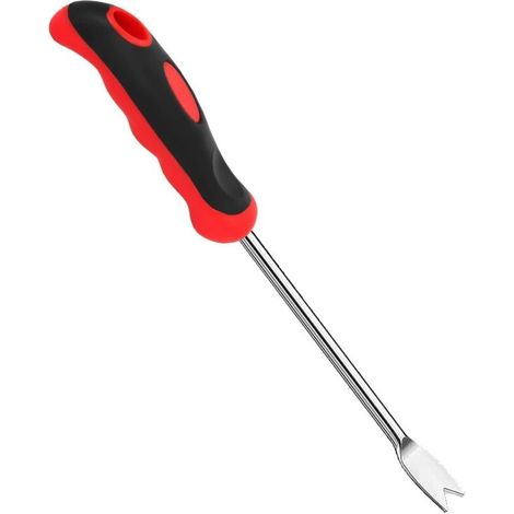 Weed Eater with Ergonomic Stainless Steel Handle, Hand Tool for Garden, Lawn, Farm, Gardening, Gift, 33cm (1/5)