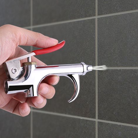 Kit de souffleur à air comprimé en alliage de zinc (1 pièce) avec pistolet de dépoussiérage et buse. (1/5)