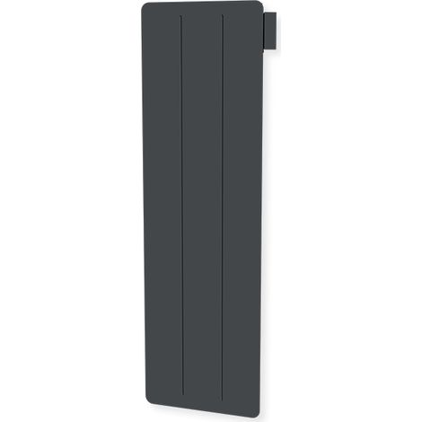 Carrera – Radiateur à inertie vertical 2000W – Céramique et film gris anthracite – Thermostat électronique – Modes confort et éco – 45 x 134 x 10.5 cm