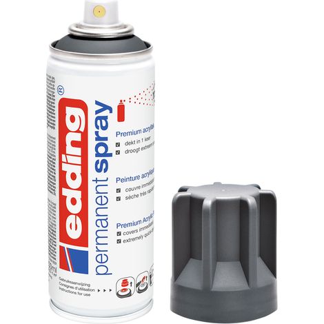 Bombe Peinture Aérosol Edding 5200 Anthracite Mat - Spray 200ml