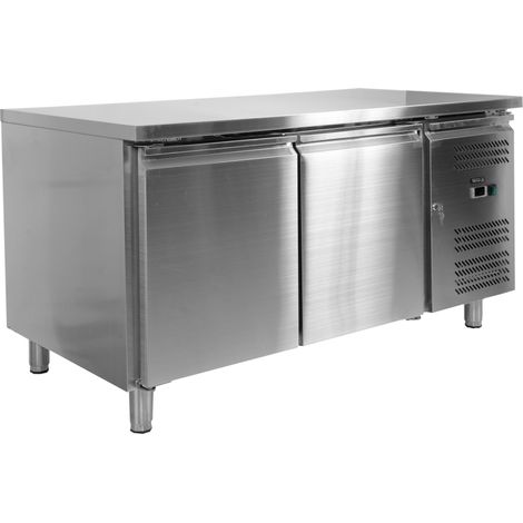 Comptoir réfrigéré à 2 portes, plage de température -2 à +8 °C, 215 W, 228 L (1/5)