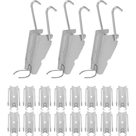20 Gewächshausklemmen aus Aluminiumlegierung für 1 2 Zoll