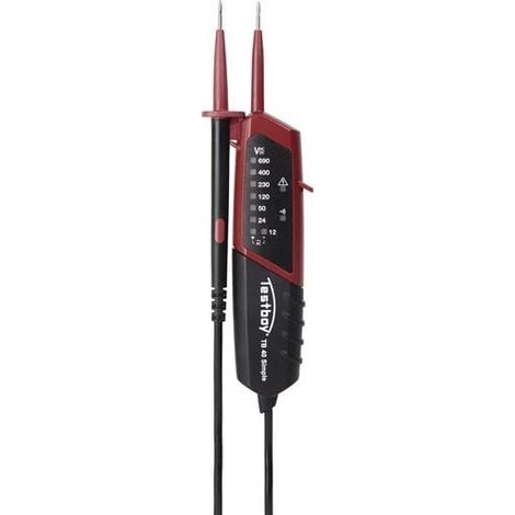 Testeur de tension à 2 pôles Testboy CAT III 600 V Acoustique, LED (1/5)