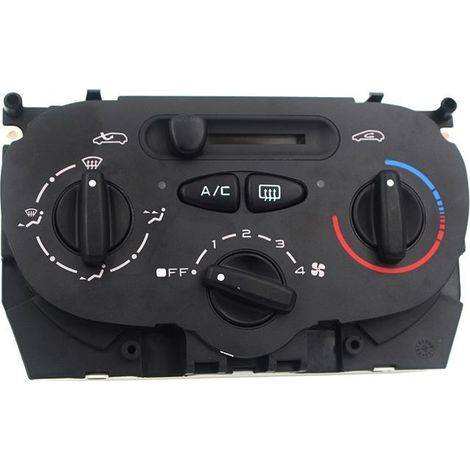 Dies ist ein manueller Klimaanlagenregler für Citroën C2, Peugeot 206 und 207 Heizungen (Modell 6451WC), der zur Einstellung der Heizung und Klimaanlage dient. (1/4)
