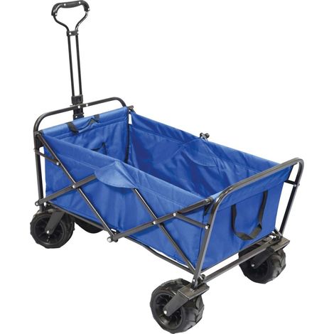 Carrello per giardinaggio e spiaggia pieghevole con ruote e manico telescopico (1/2)