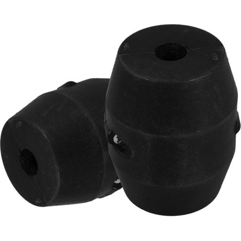 2 Pièces Boule de Gravité du Robinet en Abs Noir (1/5)