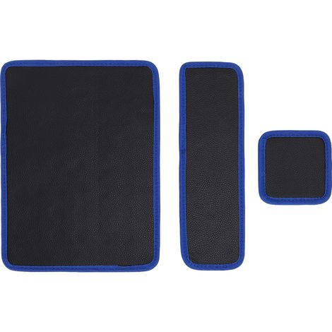 Ensemble de tapis à outils magnétiques, 3 pièces, Flexible et pliable, petites pièces métalliques, support pour organiser la clé mécanique, vis, boulons, écrous, bleu noir (1/5)