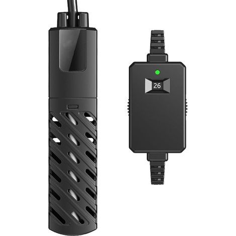 Mini chauffage pour aquarium 15 L, 100 240 V 50/60 Hz, plage de contrôle de la température : 20 °C à 34 °C, utilisé pour aquarium et aquarium, isolation automatique à température constante PTC